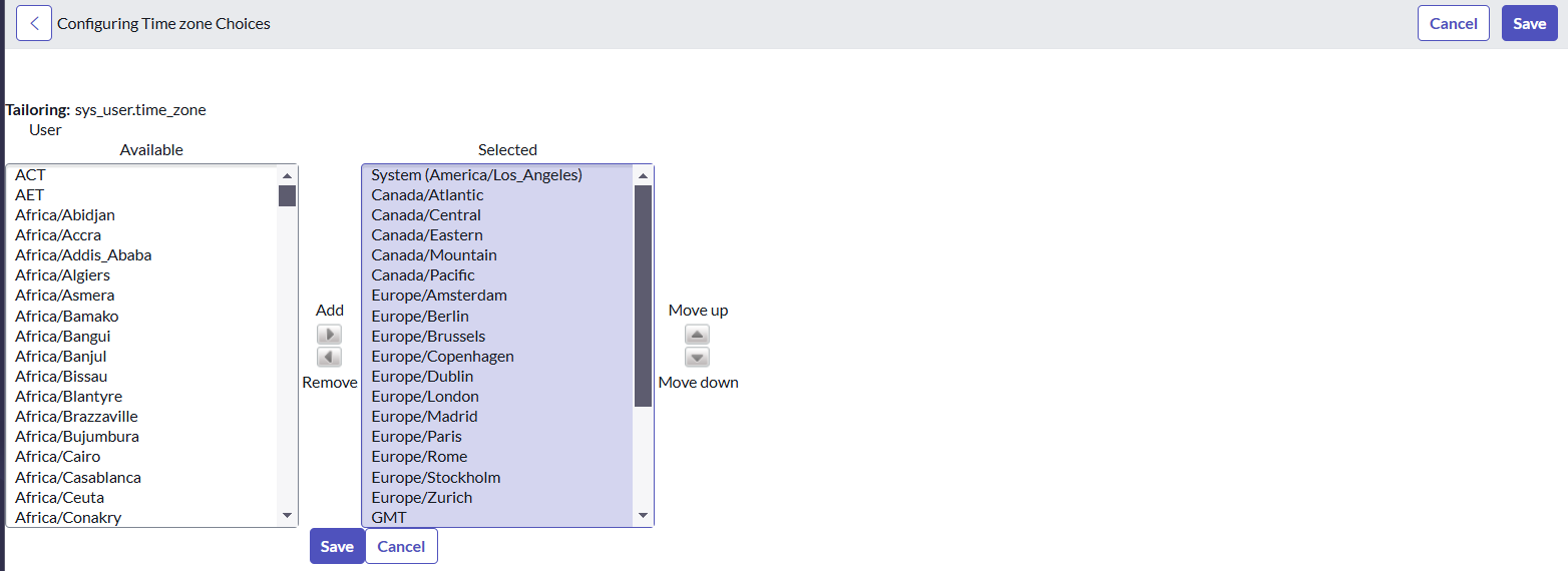 ServiceNow Time Zone Mastery: Easily Add More Options to User ...
