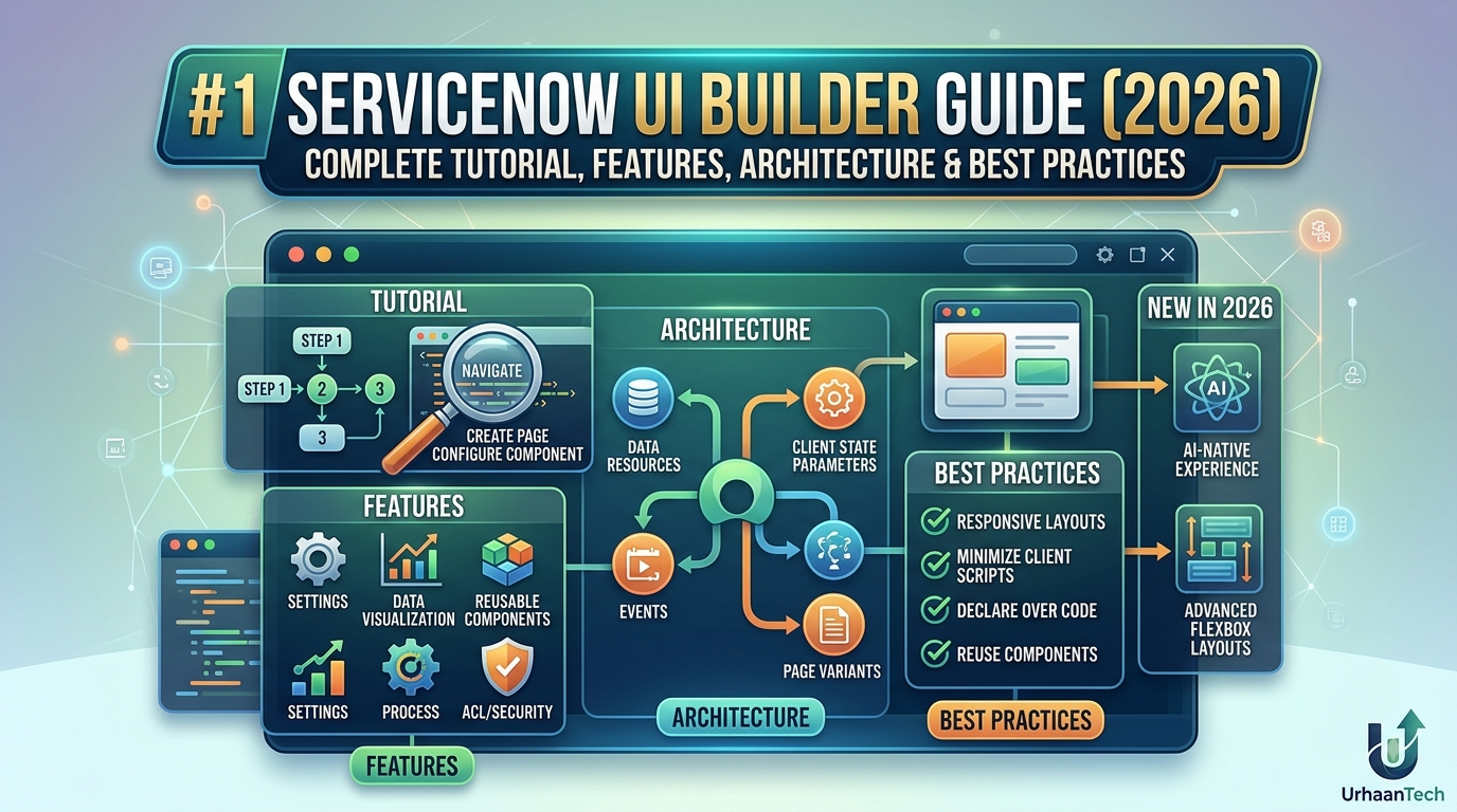 #1 ServiceNow UI Builder Guide (2026) – Complete Tutorial, Features, Architecture & Best Practices