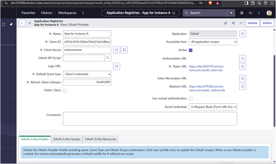 ServiceNow Integration