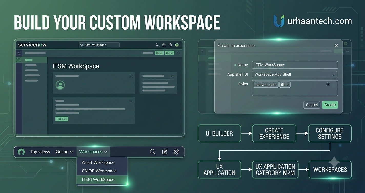 #2 Creating a Custom Workspace in ServiceNow Using UI Builder